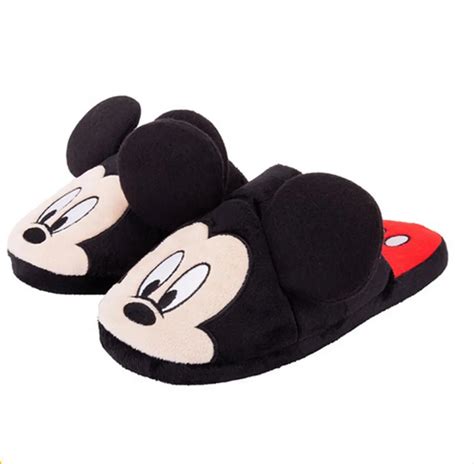 Mickey Mouse Plush Slippers - Buy Mickey Mouse Plush Slippers,Plush Slippers,Mickey Or Minnie ...