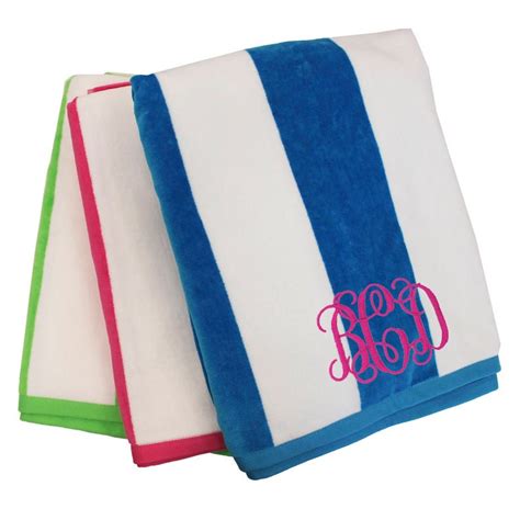 Monogrammed Beach Towels Personalized Beach Towels - Etsy