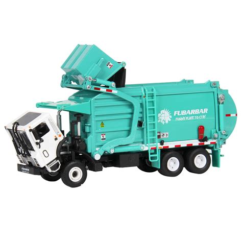 Buy Garbage Truck Toys, Fubarbar 1:43 Bruder Tonka Trash Trucks Model for Boys Metal Diecase ...