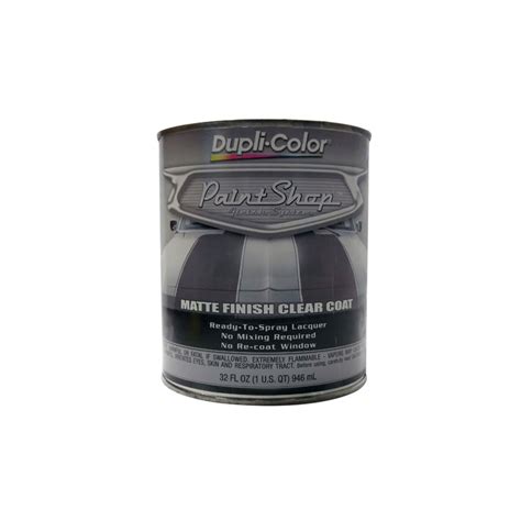 Dupli-Color Paint Shop Finishing System Matte Finish Clear Coat - BSP307