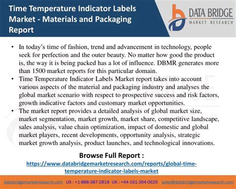 PPT - Time Temperature Indicator Labels Market PowerPoint Presentation - ID:11915458