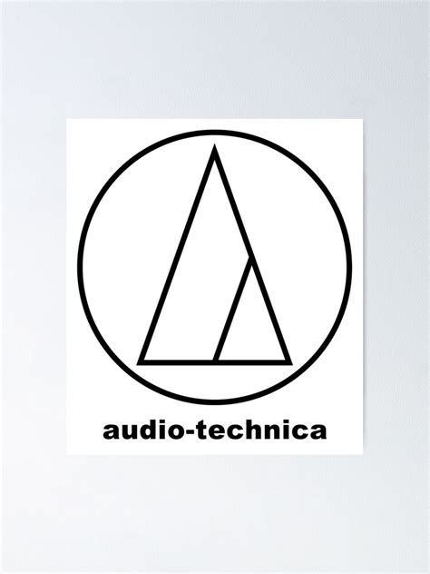 "audio-technica logo" Poster by ColSmokie | Redbubble