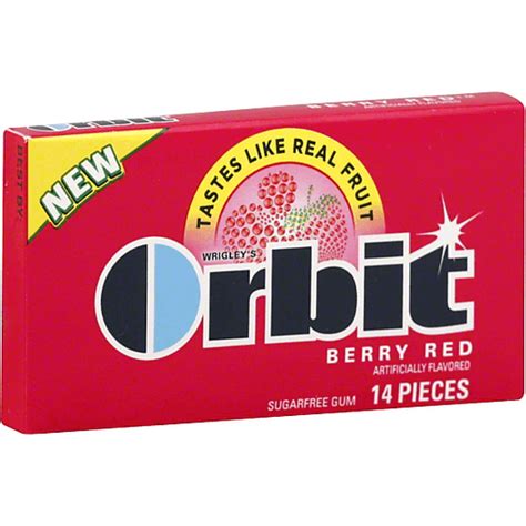 Orbit Gum, Sugar Free, Berry Red | Packaged Candy | Foodtown