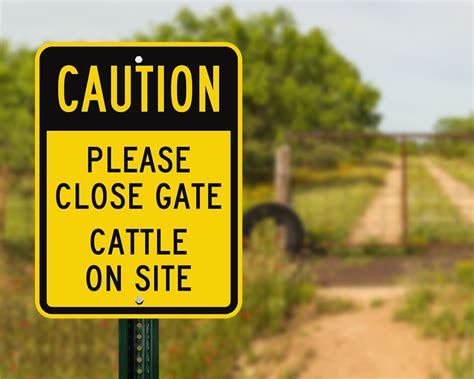 Farm Gate Signs - Ranch Gate Signs And Cattle Gate Signs