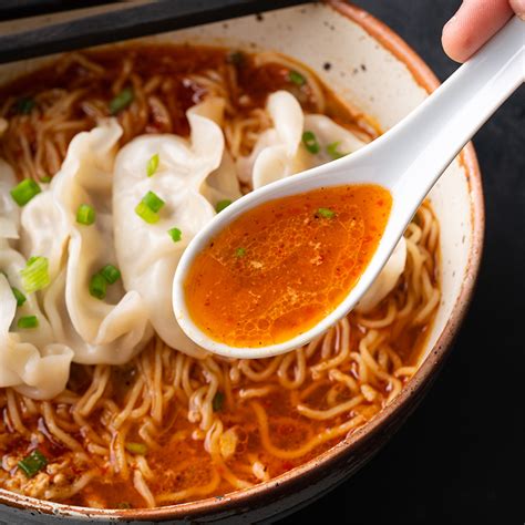 Spicy Peanut Dumpling Noodle Soup | Marion's Kitchen