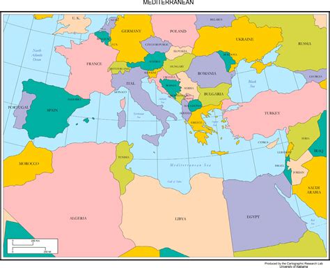 Map Of Mediterranean And Europe ~ ASYAGRAPHICS