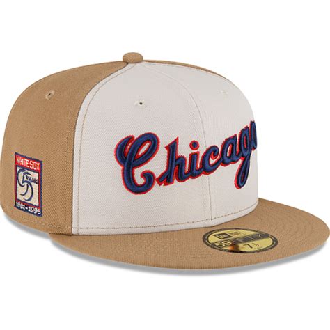 New Era Just Caps Khaki Chicago White Sox 2023 59FIFTY Fitted Hat