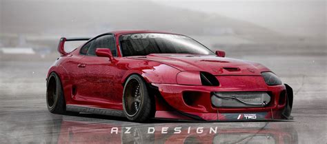 toyota-supra rocket bunny by AZDESIGN1 on DeviantArt