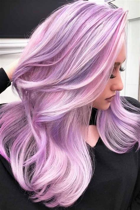 Soft Purple Hair Color #pinkhair #purplrhair #highlights Hair Color ...