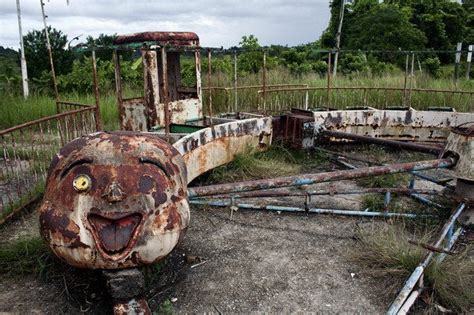 Abandoned Kids Theme Park Ride at Chernobyl : r/creepy