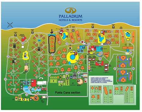 Map Layout Grand Palladium Punta Cana | Punta cana, Punta cana resort ...