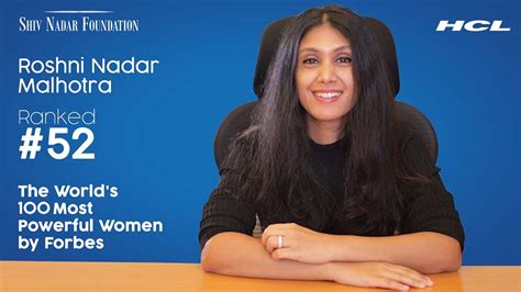 HCL's Roshni Nadar Malhotra is a Forbes Most Powerful Woman