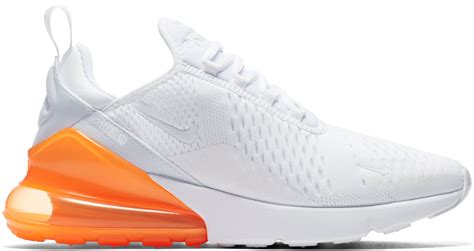 Nike Air Max 270 White Pack Total Orange