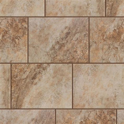 Shop Style Selections Mesa Beige Porcelain Floor And Wall Tile (Common ...