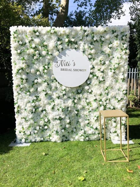 Dreamy White Flower Wall for a Picture-Perfect Wedding