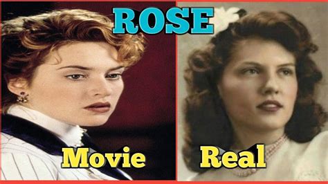 real vs movie rose | real life titanic passengers and crew | RMS ...