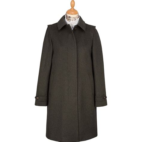 Olive Green Austrian Loden Coat | Cordings