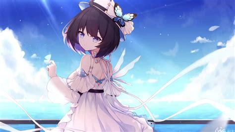 Seele Vollerei Summer Dress Honkai Impact 3rd Live Wallpaper - MoeWalls