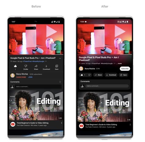 YouTube rolls out new design with pinch-to-zoom on iOS and Android and other updates | TechCrunch