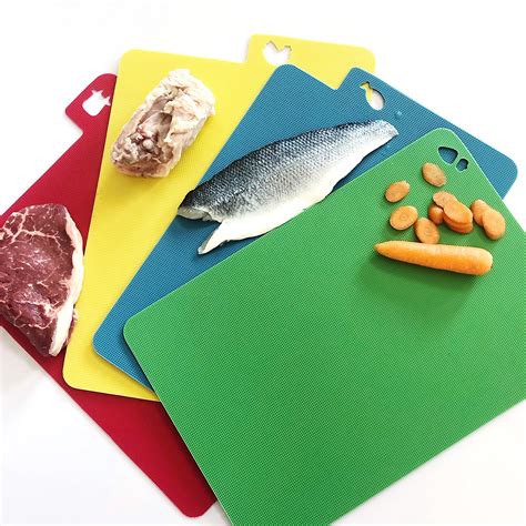 Flexible Plastic Chopping Board Set - Colour Coded – Jean Patrique ...