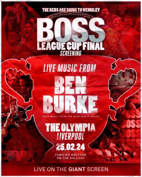 BOSS - League Cup Final - Liverpool Olympia