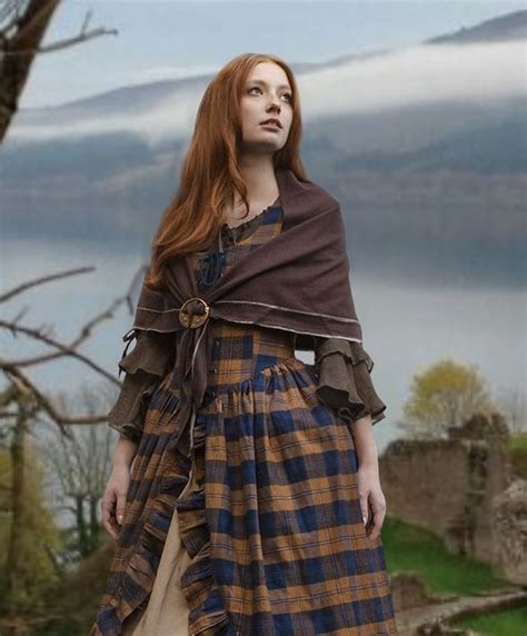 Overdress Scottish blue-yellow - NEW! New fabric in a smaller check and made of 100% cotton ...