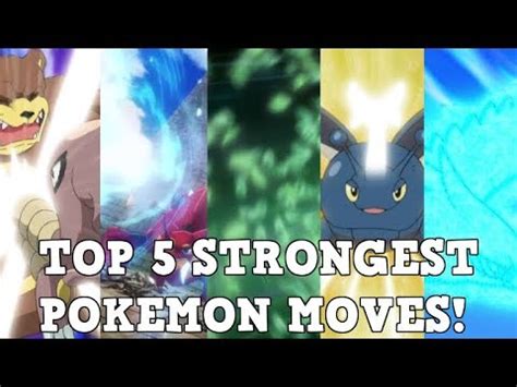 TOP 5 STRONGEST POKEMON MOVES!!! | Roblox Pokemon Brick Bronze - YouTube