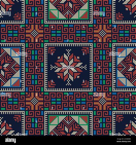 Palestinian embroidery pattern hi-res stock photography and images - Alamy