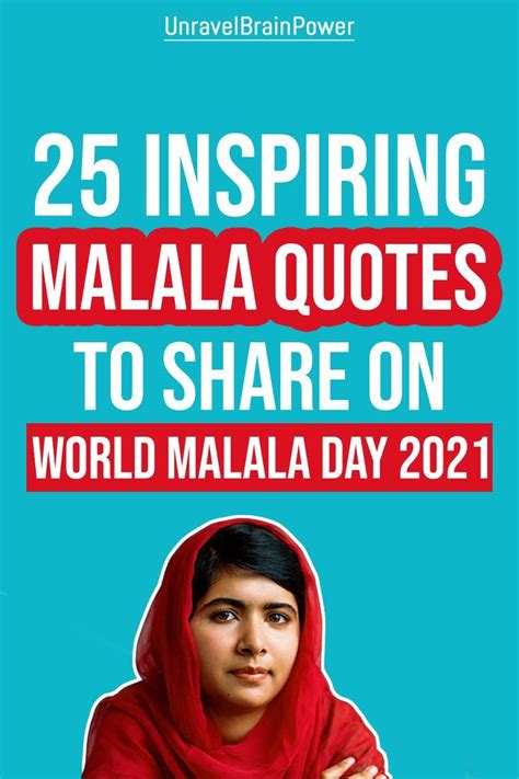 25 Inspiring Malala Quotes To Share On World Malala Day 2021 | Malala ...