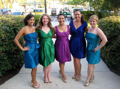 different colored bridesmaid dresses | Ultimate Bridesmaid