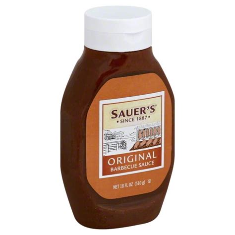 Sauer's Original Barbecue Sauce, 18 oz. squeeze Bottle - Walmart.com