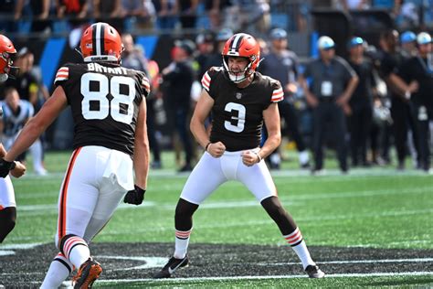 Rookie Kicker Among Cleveland Browns Standouts in Victory over Carolina ...