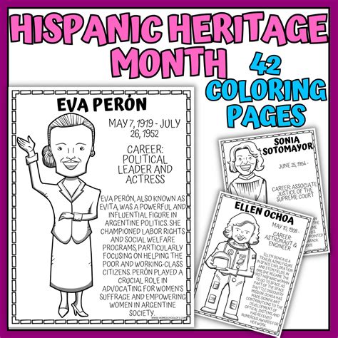 Hispanic Heritage Month Coloring Pages