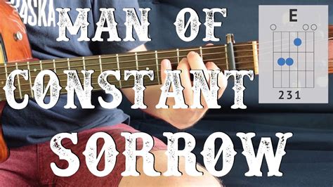 Man Of Constant Sorrow - Easy Guitar Lesson | 3 chords Simple Guitar Tutorial, How To Play ...