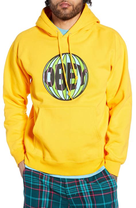 OBEY BALL HOODED SWEATSHIRT. #obey #cloth Cut Sweatshirts, Hooded Sweatshirts, Logo Graphic ...