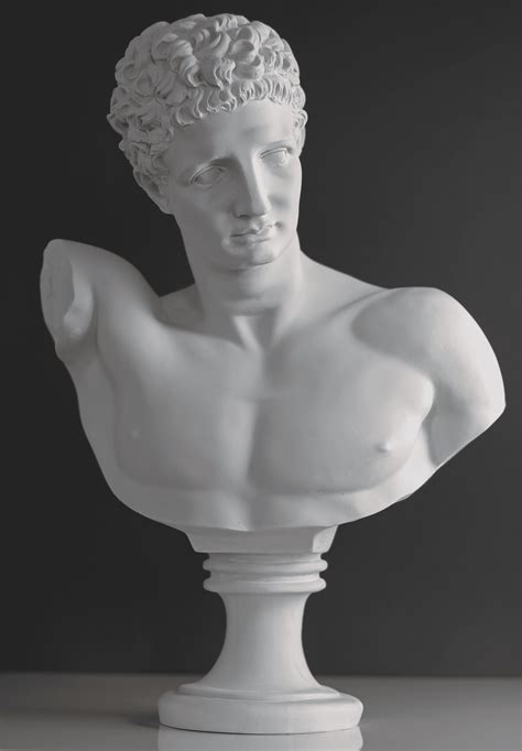 Hermes Bust Statue - Greek God of Speed, 50 cm / 20" – LIVADO HOME