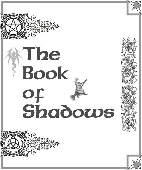 Book of Shadows cover page 2 by Sandgroan on DeviantArt