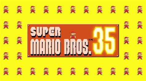 Super Mario Bros. 35 is now available to play for Nintendo Switch Online members