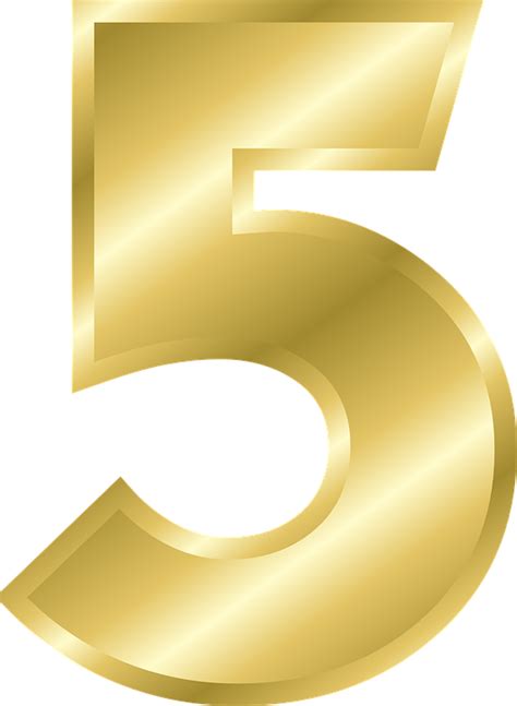 Number 5 Alphabet · Free vector graphic on Pixabay