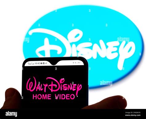 In this photo illustration, the Walt Disney Home Video logo is seen ...