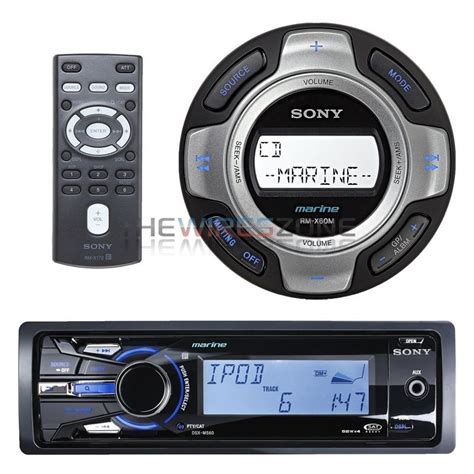 Sony DSX-MS60 MP3/WMA/USB Digital Media Marine Radio + RM-X60M Remote ...