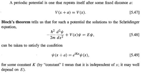 Inadequate proof of Bloch's theorem? | Page 3 | Physics Forums