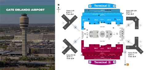 Orlando International Airport Terminal Maps