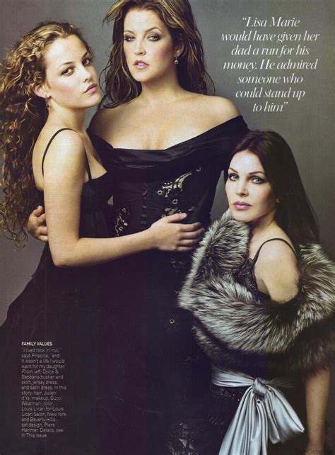 Three Generations Of The Presley Women - Lisa Marie Presley Photo ...