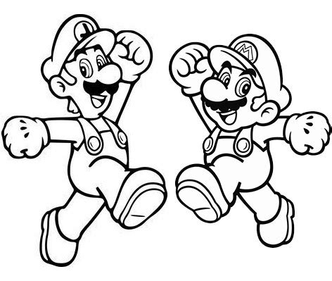 Dibujos de Super Mario Bros para colorear ~ Mathias Rodríguez ...