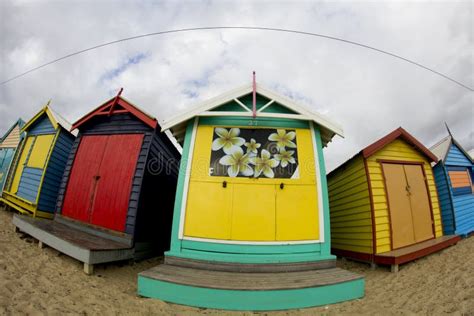 Colorful Houses in the Beach Brighton Beach Melbourne Victoria ...