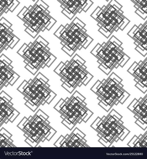 Seamless black and white pattern from rectangle Vector Image