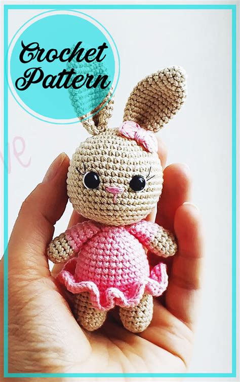 Amigurumi bunny in dress free crochet pattern - Page 2 of 4