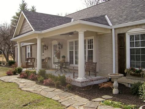 Front Porch Addition Ranch Style Home Home Design Ideas throughout measurements 1184 X 889