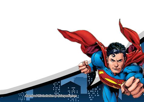 Superman Birthday Background Design - Personalize it with photos & text or purchase as is!